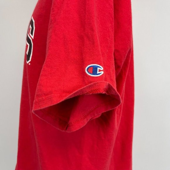 Champion Red Rutgers Short Sleeve Tee - Picture 3 of 5